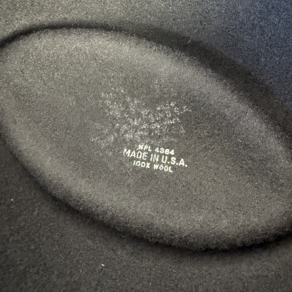 Vintage Street Smart by Betmar Fedora Hat 100% Wool Felt Women's Made in USA - Picture 6 of 15